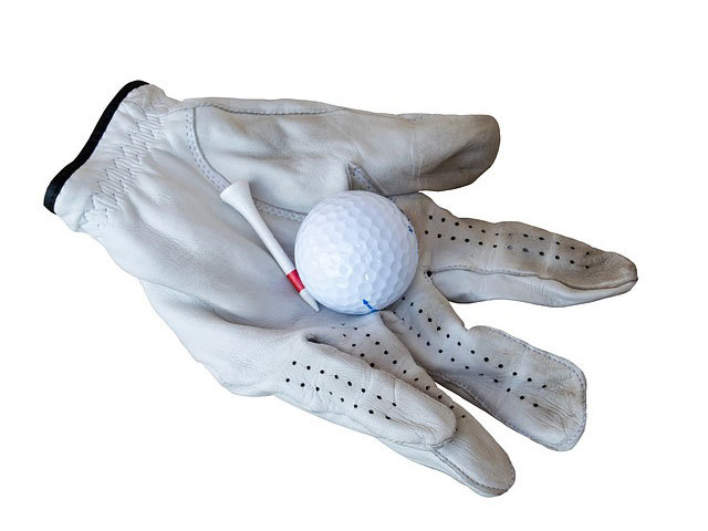 Golfhandschuh, Tee, Golfball