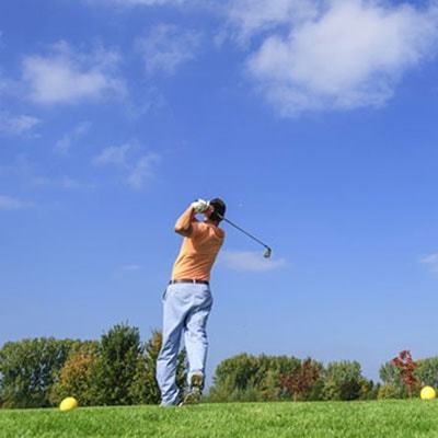 Golfschüler beim Exklusivkurs