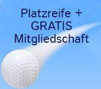 Golf Platzreife + Golfmitgliedschaft Gratis